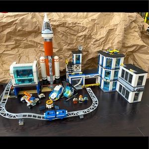 Lego City Sets (Police Station + Launch Control)